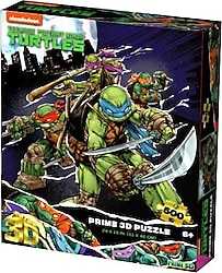 Prime 3D Ninja Kaplumbağalar 500 Parça Puzzle 32721