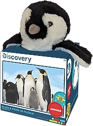Prime 3D Penguen Peluş ve Selfie 48 Parça Puzzle 15809