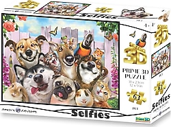 Prime 3D Pet Selfie 63 Parça Puzzle 10660