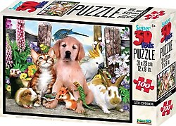 Prime 3D Sevimli Arkadaşlar Selfie 100 Parça Puzzle 10502