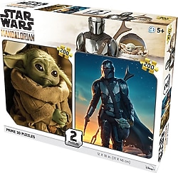 Prime 3D Star Wars The Mandalorian 200 Parça İkili Puzzle 10229