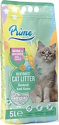 Prime Kokusuz 5 lt Kalın Taneli Bentonit Kedi Kumu