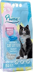 Prime Marsilya Sabunu Kokulu 5 lt Kalın Taneli Bentonit Kedi Kumu