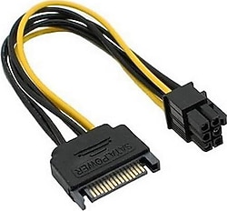 PrimeX PX-458 Sata to 6 Pin PSU Güç Kablosu