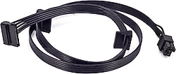 PrimeX PX-MDS 3'lü Modüler SATA Güç Kablosu