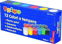 Primo 25 ml 6 Renk Guaj Boya