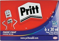 Pritt 6 Renk 30 ml Parmak Boyası