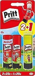 Pritt Stick 20 gr Simli + 2'li 22 gr Yapıştırıcı
