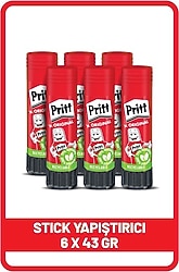 Pritt Stick 43 gr 6'lı Yapıştırıcı