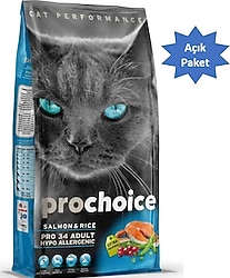 Prochoice Pro 34 Somon ve Pirinçli 5 kg Yetişkin Kedi Maması - Açık Paket