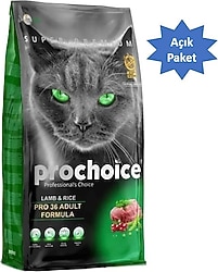 Prochoice Pro 36 Kuzu Etli ve Pirinçli 2 kg Yetişkin Kedi Maması - Açık Paket