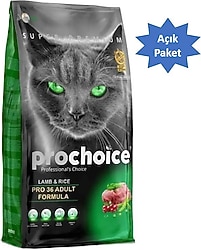 Prochoice Pro 36 Kuzu Etli ve Pirinçli 4 kg Yetişkin Kedi Maması - Açık Paket