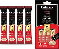 Pro Perfeck Sığır Etli 4x15 gr Krema Kedi Ödül Maması