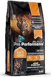 Pro Performance Tavuklu ve Pirinçli 15 kg Kısırlaştırılmış Yetişkin Kedi Maması