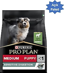 Pro Plan Medium Puppy Kuzu Etli 3 kg Orta Irk Yavru Köpek Maması - Açık Paket