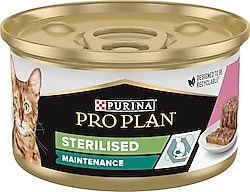 Pro Plan Sterilised Ton Balıklı ve Somonlu 85 gr Kısırlaştırılmış Yetişkin Konserve Kedi Maması