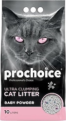 Prochoice Bebek Pudrası Kokulu 10 lt Bentonit Kedi Kumu