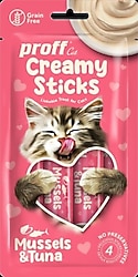 Proff Creamy Ton Balıklı ve Midyeli 4x15 gr Kedi Ödül Maması