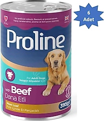 Proline Pate Dana Etli 395 gr 6'lı Yetişkin Konserve Köpek Maması