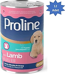 Proline Kuzu Etli 400 gr 12'li Yavru Konserve Köpek Maması