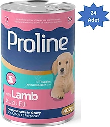 Proline Kuzu Etli 400 gr 24'lü Yavru Konserve Köpek Maması