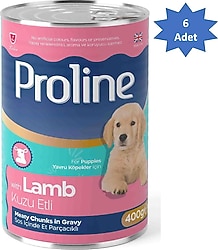 Proline Kuzu Etli 400 gr 6'lı Yavru Konserve Köpek Maması