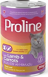 Proline Kuzu Etli ve Havuçlu 395 gr Yetişkin Konserve Kedi Maması
