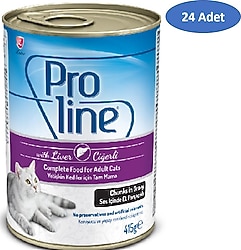 Proline Parça Etli Soslu 415 gr 24'lü Yetişkin Kedi Konservesi