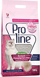 Proline Bebek Pudrası Kokulu 10 lt Kalın Taneli Bentonit Kedi Kumu