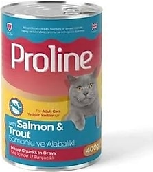 Proline Somonlu ve Alabalıklı 400 gr Yetişkin Konserve Kedi Maması