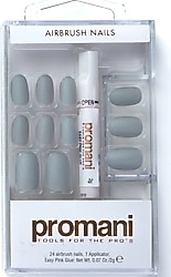 Promani Matte Takma Tırnak Kiti Antrasit Gri PR-5673