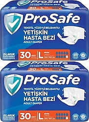 Prosafe Belbantlı Büyük Boy L 30'lu 2 Adet Hasta Bezi