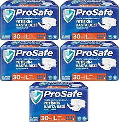 Prosafe Belbantlı Büyük Boy L 30'lu 5 Adet Hasta Bezi