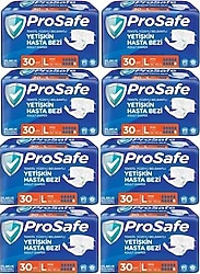 Prosafe Belbantlı Büyük Boy L 30'lu 8 Adet Hasta Bezi