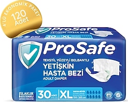 Prosafe Belbantlı Ekstra Büyük Boy XL 30'lu 4 Adet Hasta Bezi