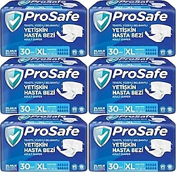 Prosafe Belbantlı Ekstra Büyük Boy XL 30'lu 6 Adet Hasta Bezi