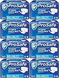 Prosafe Belbantlı Ekstra Büyük Boy XL 30'lu 8 Adet Hasta Bezi
