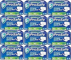 Prosafe Belbantlı Orta Boy M 30'lu 12 Adet Hasta Bezi