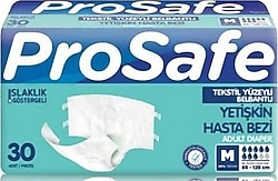 Prosafe Belbantlı Orta Boy M 30'lu 24 Adet Hasta Bezi
