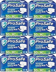 Prosafe Belbantlı Orta Boy M 30'lu 8 Adet Hasta Bezi