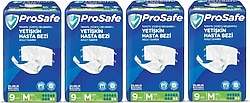 Prosafe Belbantlı Orta Boy M 9'lu 4 Adet Hasta Bezi