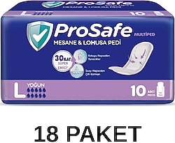 Prosafe Büyük Boy L 10'lu 18 Adet Lohusa Pedi