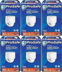 Prosafe Emici Külot Büyük Boy L 30'lu 6 Adet Hasta Bezi