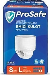 Prosafe Emici Külot Büyük Boy L 8'li 8 Adet Hasta Bezi