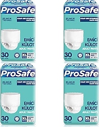 Prosafe Emici Külot Ekstra Büyük Boy XL 30'lu 4 Adet Hasta Bezi