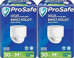 Prosafe Emici Külot Orta Boy M 30'lu 2 Adet Hasta Bezi