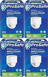 Prosafe Emici Külot Orta Boy M 30'lu 4 Adet Hasta Bezi