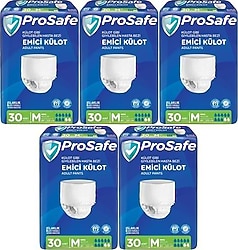 Prosafe Emici Külot Orta Boy M 30'lu 5 Adet Hasta Bezi