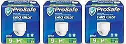 Prosafe Emici Külot Orta Boy M 9'lu 3 Adet Hasta Bezi
