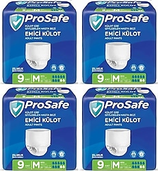 Prosafe Emici Külot Orta Boy M 9'lu 4 Adet Hasta Bezi